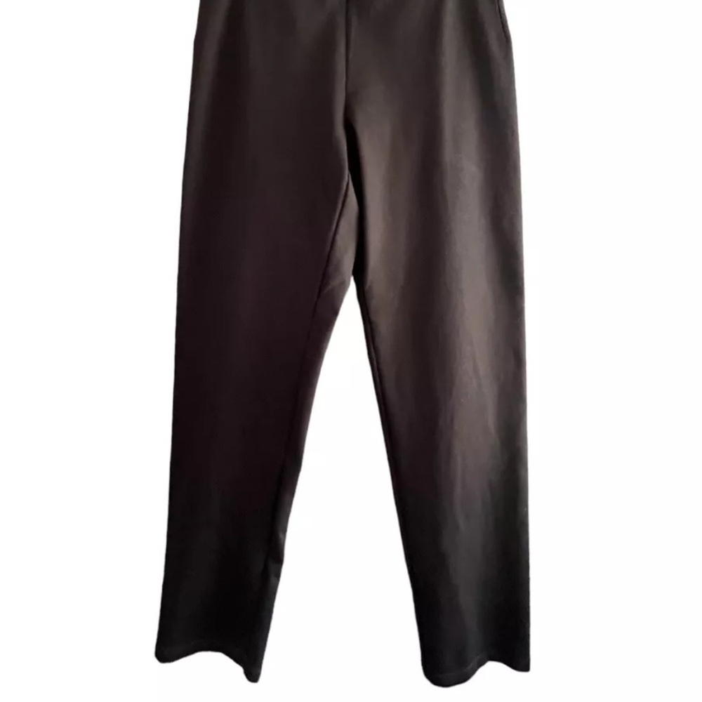 Eileen Fisher Rayon, Nylon Spandex Stretch Ponte Straight Pull on Pants Size M - Picture 8 of 8